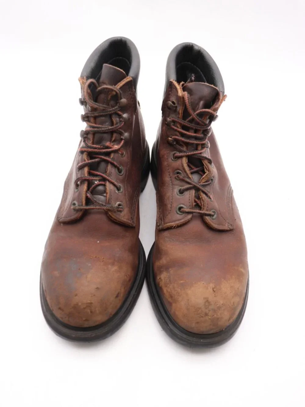 Red Wing 2245 SuperSole 6-inch Men's Size 8.5 EE Steel Toe Boots Brown Leather
